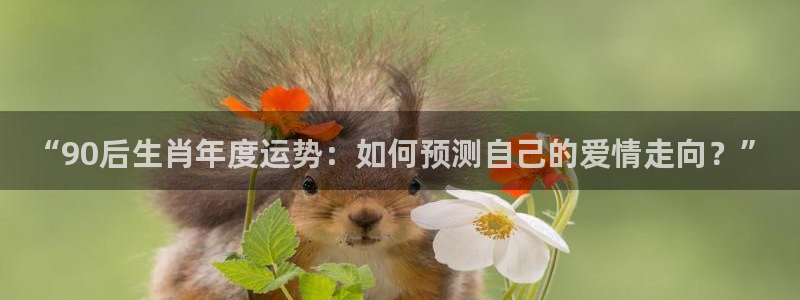 mg不朽情缘体育3：“90后生肖年度运势：如何预测自己的爱情走向？”